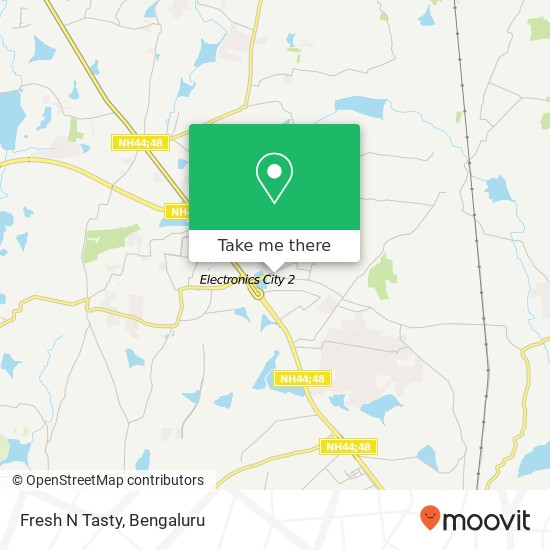 Fresh N Tasty, Shantipura Main Road Bengaluru 560100 KA map