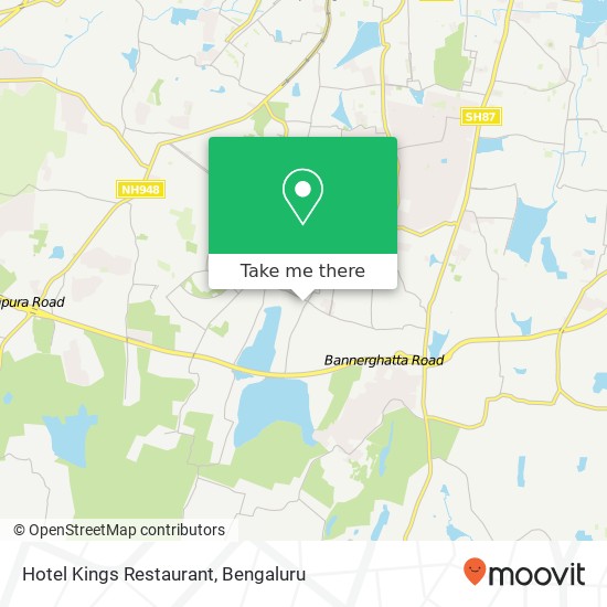 Hotel Kings Restaurant, Bannerghatta Road Bengaluru 560108 KA map