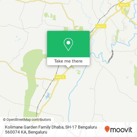 Kolimane Garden Family Dhaba, SH-17 Bengaluru 560074 KA map