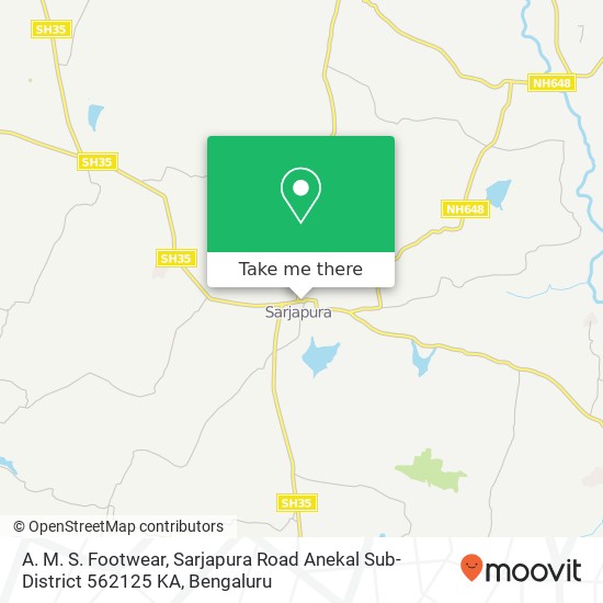 A. M. S. Footwear, Sarjapura Road Anekal Sub-District 562125 KA map