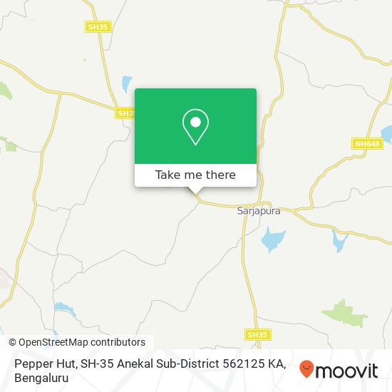 Pepper Hut, SH-35 Anekal Sub-District 562125 KA map