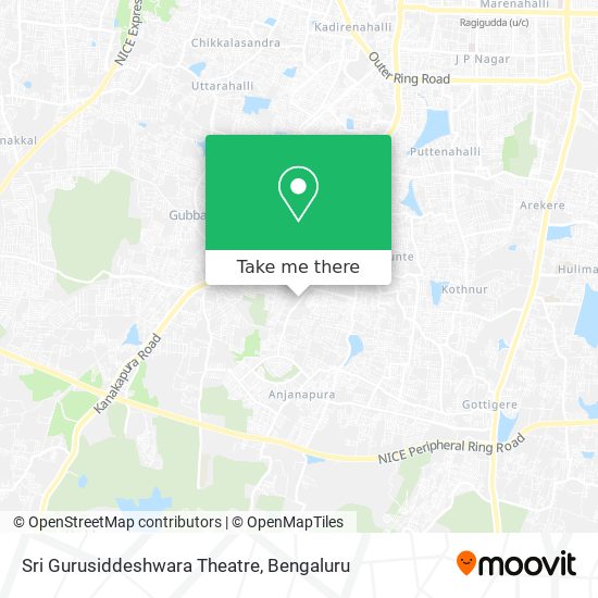 Sri Gurusiddeshwara Theatre map