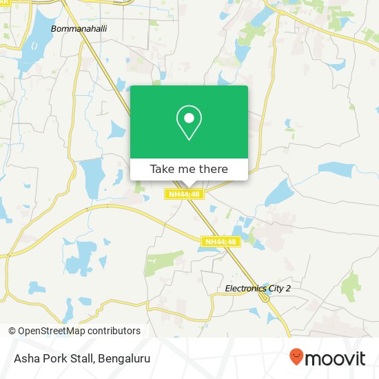 Asha Pork Stall, Service Road Bengaluru 560100 KA map