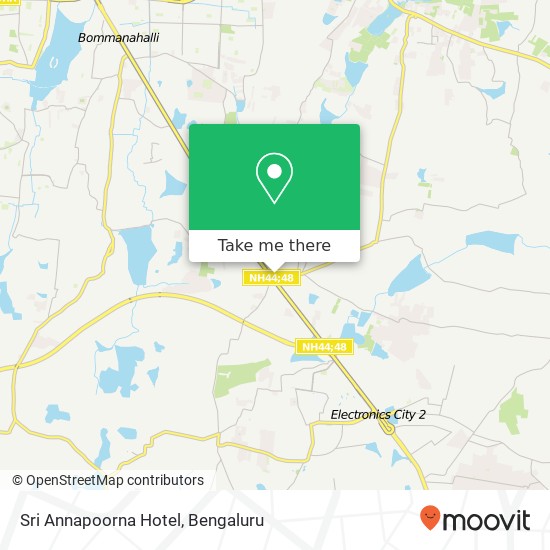 Sri Annapoorna Hotel, Service Road Bengaluru 560100 KA map