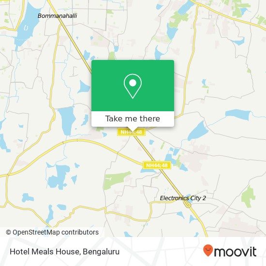 Hotel Meals House, Service Road Bengaluru 560100 KA map