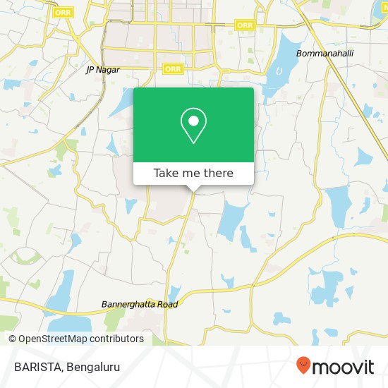 BARISTA, Bannerghatta Main Road Bengaluru 560076 KA map