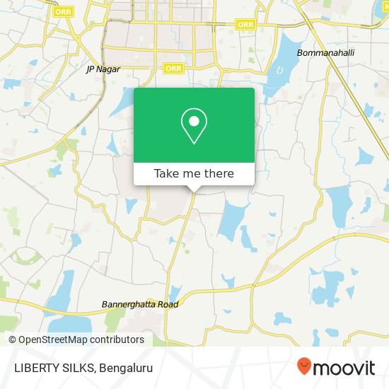LIBERTY SILKS, Rameshwari Temple Road Bengaluru 560076 KA map