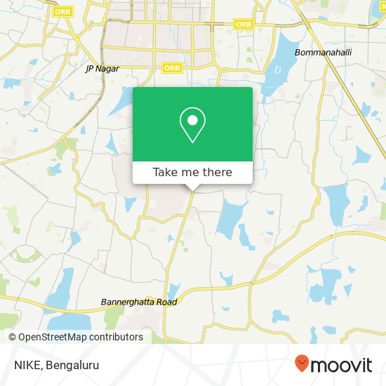 NIKE, Rameshwari Temple Road Bengaluru 560076 KA map