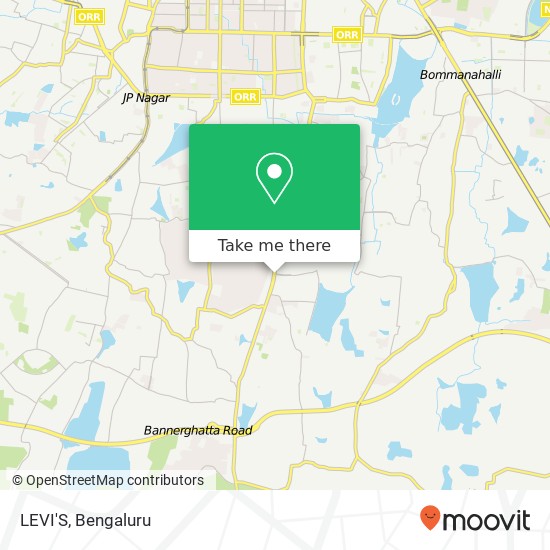 LEVI'S, Rameshwari Temple Road Bengaluru 560076 KA map
