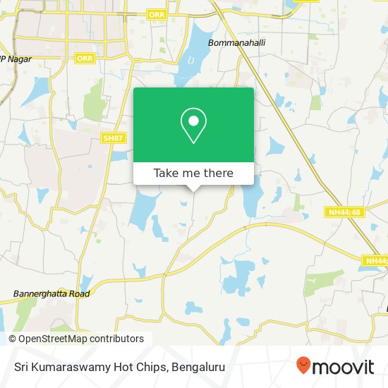 Sri Kumaraswamy Hot Chips, 50 Feet Road Bengaluru 560068 KA map