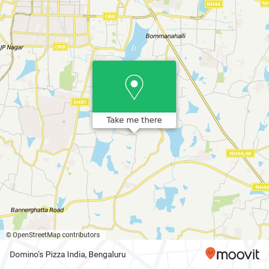 Domino's Pizza India, Hulimavu Main Road Bengaluru 560068 KA map