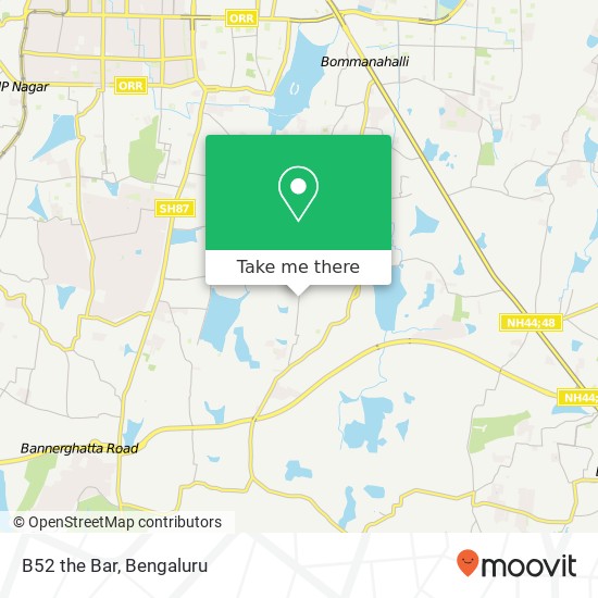 B52 the Bar, 50 Feet Road Bengaluru 560068 KA map