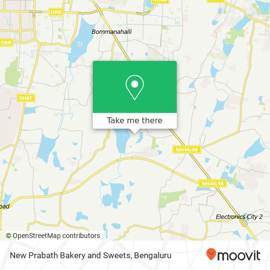 New Prabath Bakery and Sweets, Hosur Road Bengaluru 560068 KA map