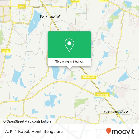 A. K. 1 Kabab Point, Bengaluru 560068 KA map
