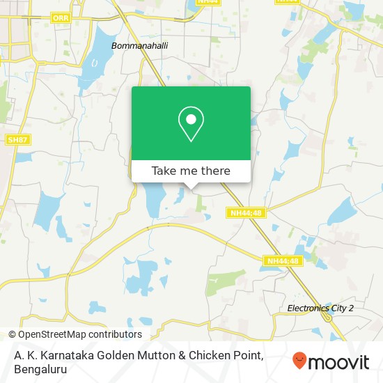 A. K. Karnataka Golden Mutton & Chicken Point, Manipal County Road Bengaluru 560068 KA map