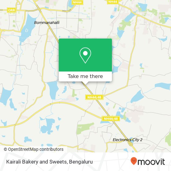 Kairali Bakery and Sweets, Service Road Bengaluru 560068 KA map