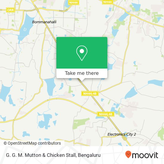 G. G. M. Mutton & Chicken Stall, Bengaluru 560068 KA map