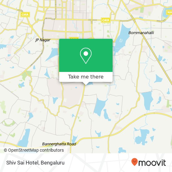 Shiv Sai Hotel, 1st Cross Road Bengaluru 560076 KA map