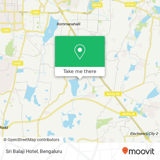 Sri Balaji Hotel, Hosur Road Bengaluru 560068 KA map