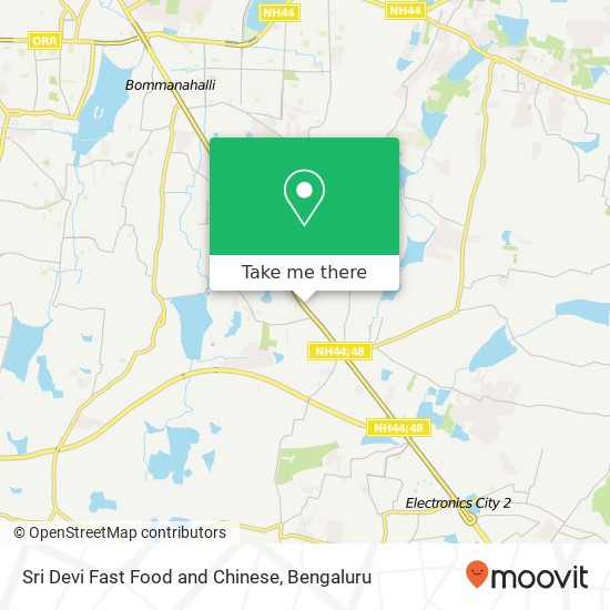 Sri Devi Fast Food and Chinese, Service Road Bengaluru 560068 KA map