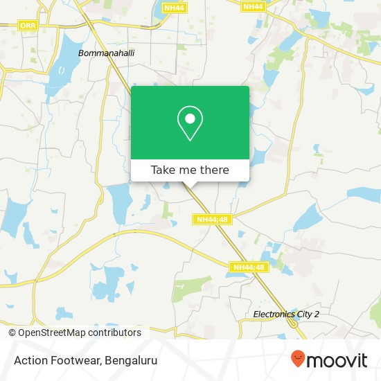 Action Footwear, Service Road Bengaluru 560068 KA map