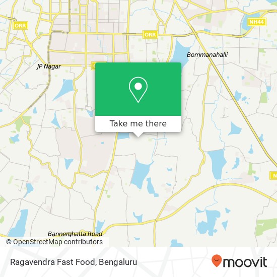 Ragavendra Fast Food, B Main Road Bengaluru 560076 KA map