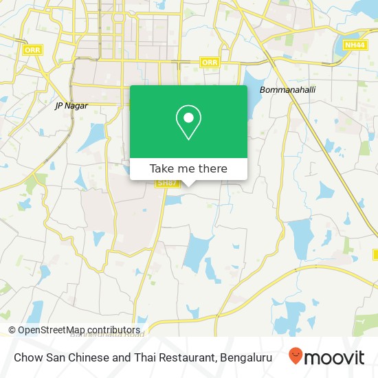 Chow San Chinese and Thai Restaurant, Arekere Main Road Bengaluru 560076 KA map