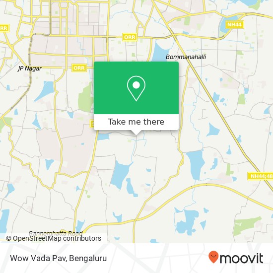 Wow Vada Pav, 2nd Main Road Bengaluru 560076 KA map