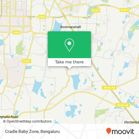 Cradle Baby Zone, 1st Main Road Bengaluru KA map