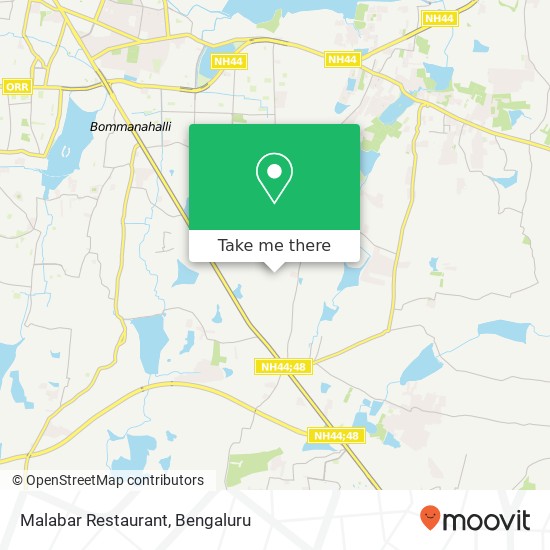 Malabar Restaurant, 9th A Main Road Bengaluru 560068 KA map