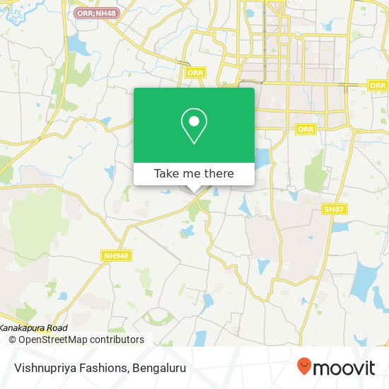 Vishnupriya Fashions, Vasanthapura Main Road Bengaluru 560078 KA map