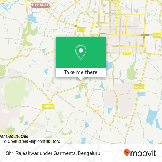 Shri Rajeshwar under Garments, Vasanthapura Main Road Bengaluru 560078 KA map