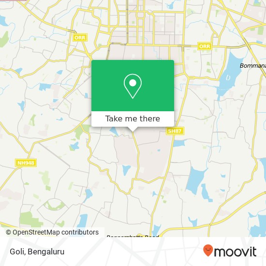 Goli, Kothanur Main Road Bengaluru 560078 KA map