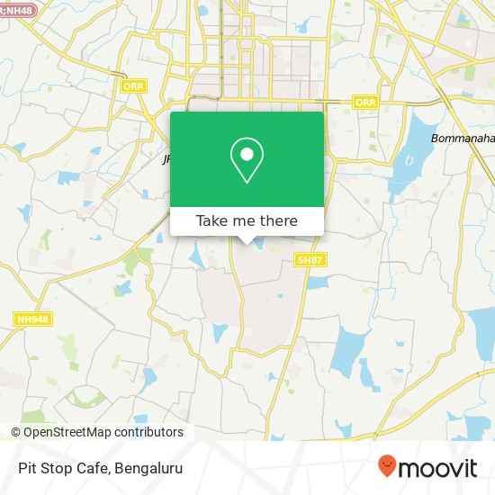 Pit Stop Cafe, 1st Cross Road Bengaluru 560078 KA map