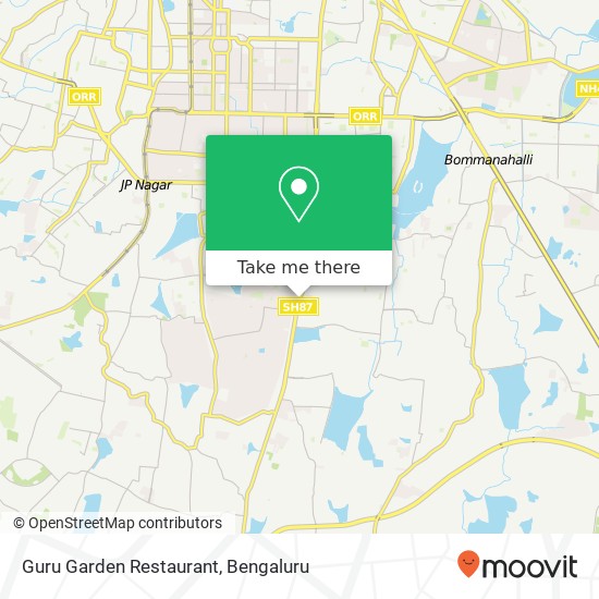 Guru Garden Restaurant, Bannerghatta Main Road Bengaluru 560076 KA map