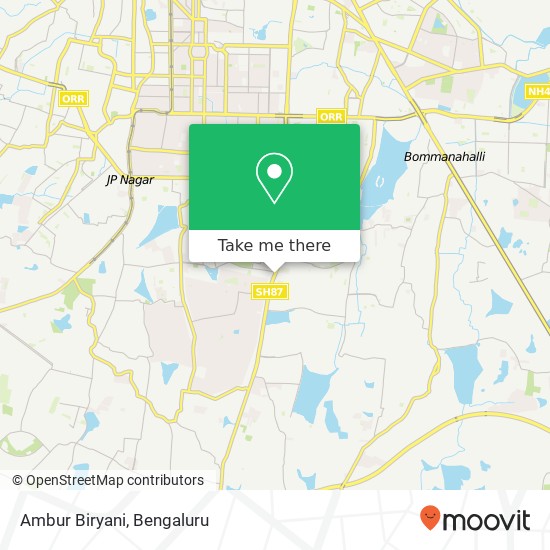 Ambur Biryani, Bannerghatta Main Road Bengaluru 560076 KA map