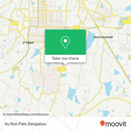 Au Bon Pain, Arekere Main Road Bengaluru 560076 KA map