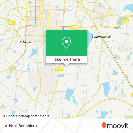 Athithi, Arekere Main Road Bengaluru 560076 KA map