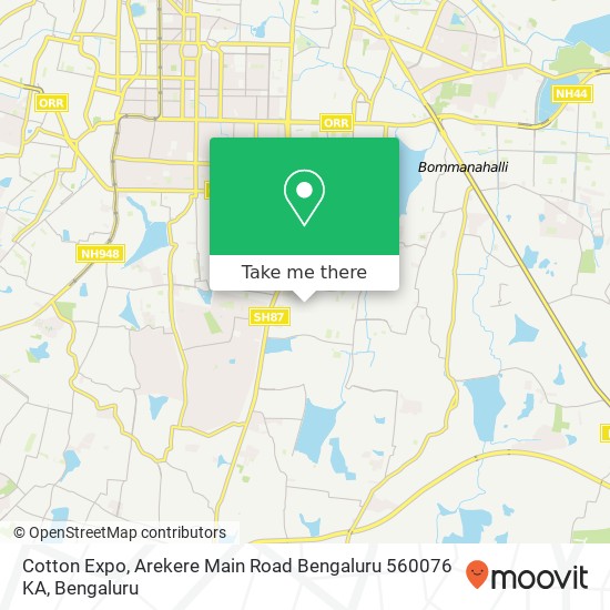 Cotton Expo, Arekere Main Road Bengaluru 560076 KA map