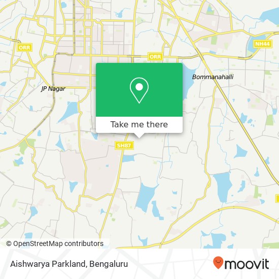 Aishwarya Parkland, Arekere Main Road Bengaluru 560076 KA map