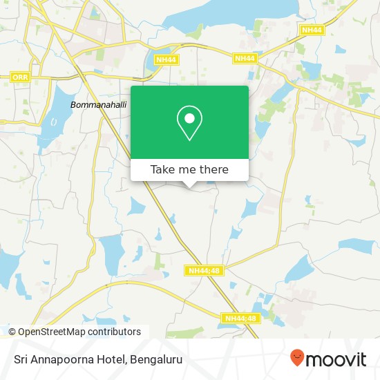 Sri Annapoorna Hotel, Kudlu Main Road Bengaluru 560068 KA map