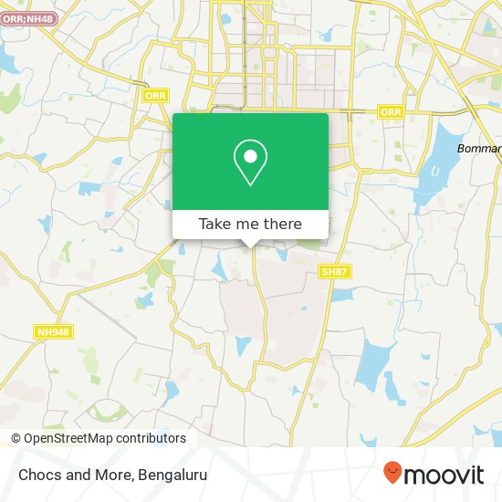 Chocs and More, 2nd Main Road Bengaluru 560078 KA map