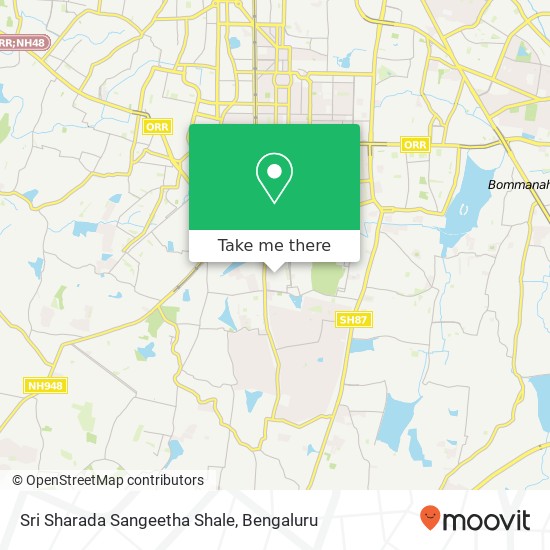 Sri Sharada Sangeetha Shale map