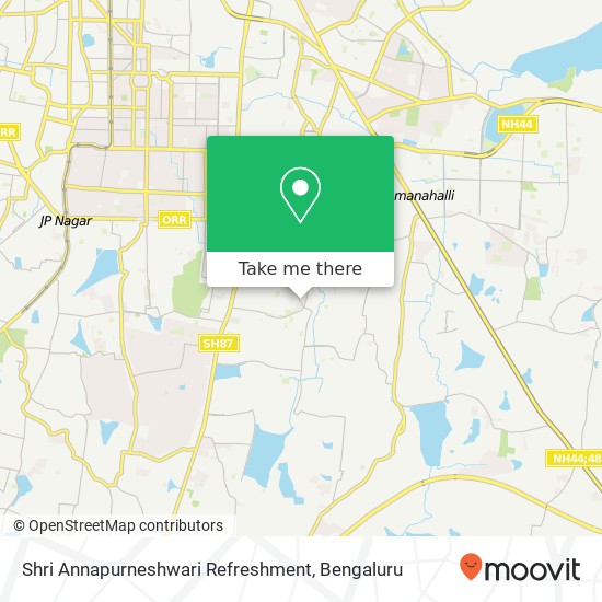 Shri Annapurneshwari Refreshment, Devarachikkanahalli Road Bengaluru 560076 KA map