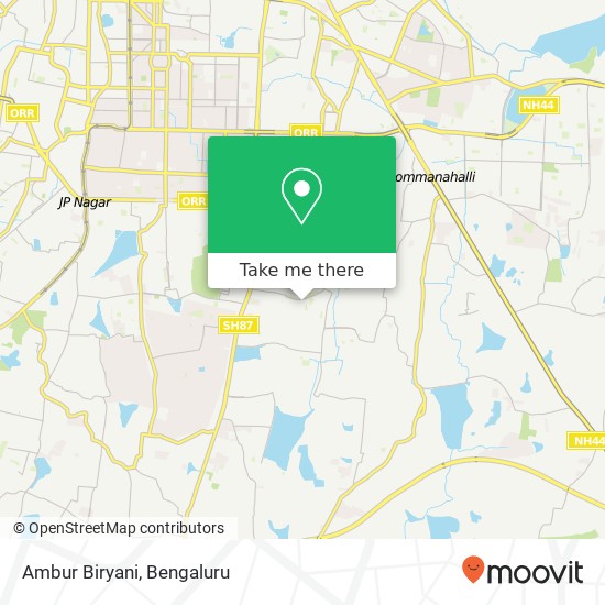 Ambur Biryani, 4th Cross Road Bengaluru 560076 KA map