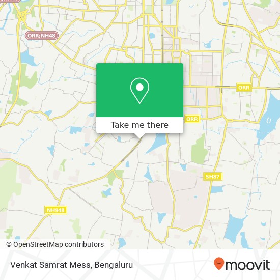 Venkat Samrat Mess, Kanakapura Road Bengaluru 560078 KA map