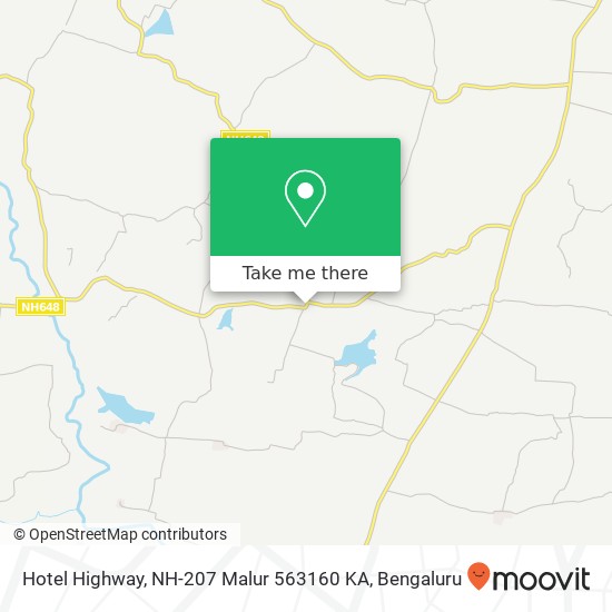 Hotel Highway, NH-207 Malur 563160 KA map