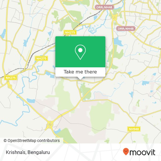 Krishna's, 80 Feet Road Bengaluru 560098 KA map