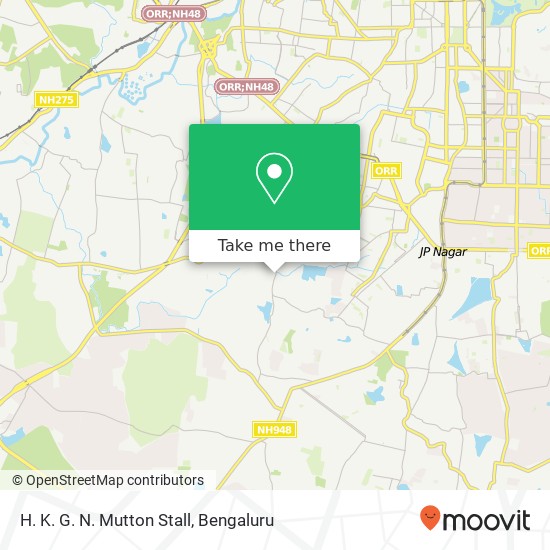 H. K. G. N. Mutton Stall, Subramanyapura Main Road Bengaluru KA map