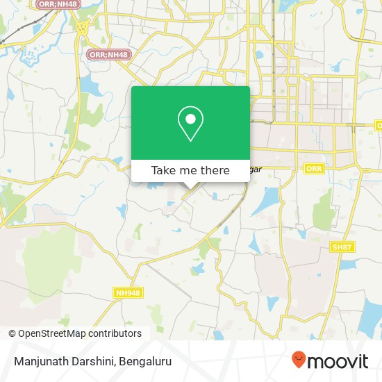 Manjunath Darshini, 3rd Main Road Bengaluru 560078 KA map